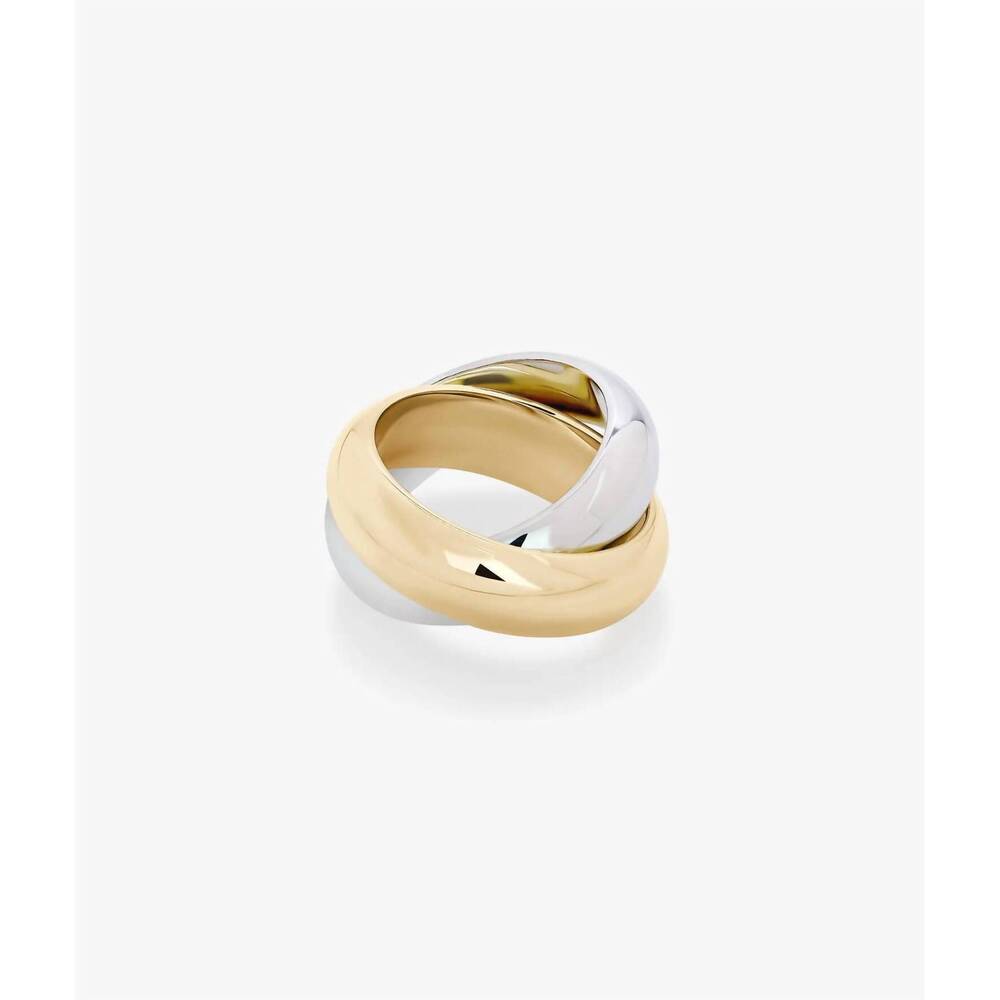 NEW SHASHI ross ring in gold/silver